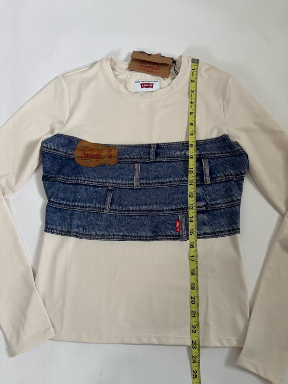 New Levis X ADSB Andersson Bell Second Skin Top Long Sleeve Shirt - Picture 8 of 9